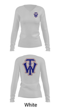 W.I.T. 56658310 Women's Long Sleeve V-neck Shirt - 11