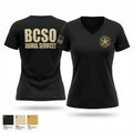 Brunswick County Sheriff - Animal Protective Services 7672438 Women's Short Sleeve V-neck Shirt - 1