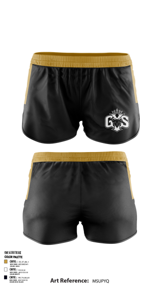 Womens Shorts, GYS, Spirit Store, Teamtime, Team time, sublimation, custom sports apparel, team uniforms, spirit wear, spiritwear, sports uniforms, custom shirts, team store, custom team store, fundraiser sports, apparel fundraiser