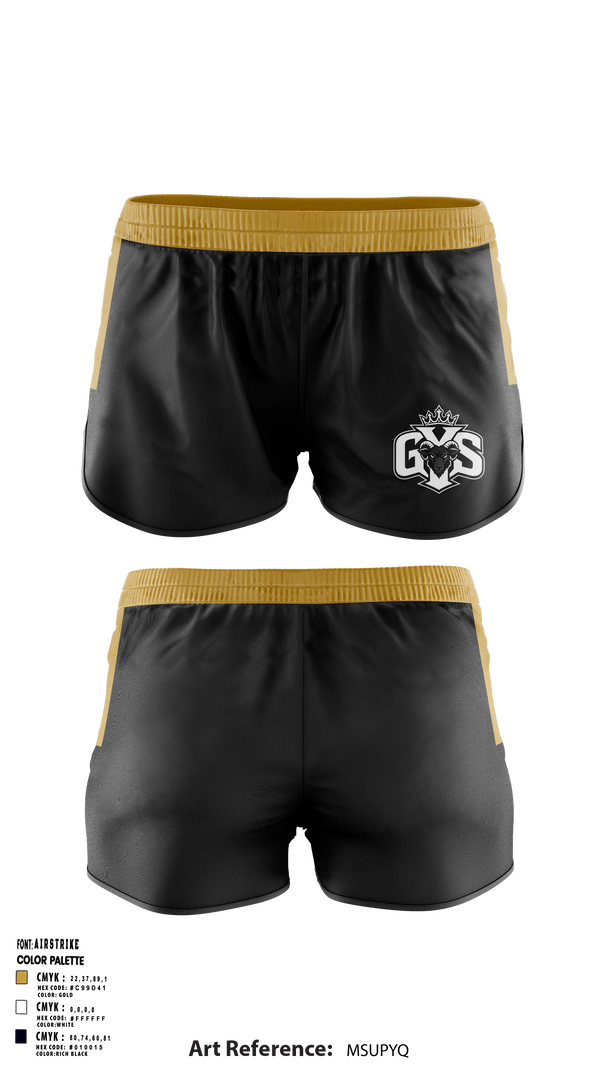 Womens Shorts, GYS, Spirit Store, Teamtime, Team time, sublimation, custom sports apparel, team uniforms, spirit wear, spiritwear, sports uniforms, custom shirts, team store, custom team store, fundraiser sports, apparel fundraiser