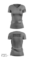 Kingsport Police Explorer Post Women's Short Sleeve V-neck Shirt - 24