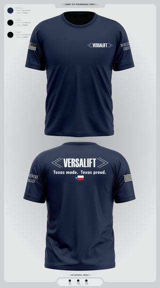 Short Sleeve Performance Shirt, Versalift, , Teamtime, Team time, sublimation, custom sports apparel, team uniforms, spirit wear, spiritwear, sports uniforms, custom shirts, team store, custom team store, fundraiser sports, apparel fundraiser