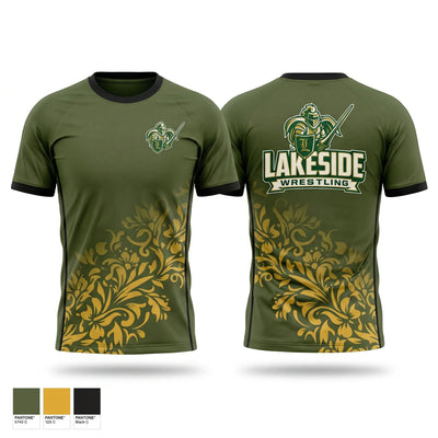 Lakeside High School 31112532 Soft Poly Tee Cotton Like Feel - 1