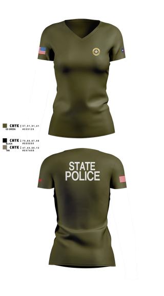Womens Short Sleeve Vneck Shirt, Texas alcoholic beverage commission, Police, Teamtime, Team time, sublimation, custom sports apparel, team uniforms, spirit wear, spiritwear, sports uniforms, custom shirts, team store, custom team store, fundraiser sports, apparel fundraiser