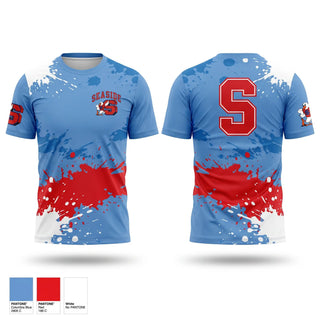 Short Sleeve Performance Shirt, Seaside seagulls, Baseball, Teamtime, Team time, sublimation, custom sports apparel, team uniforms, spirit wear, spiritwear, sports uniforms, custom shirts, team store, custom team store, fundraiser sports, apparel fundraiser