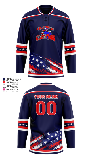 Hockey Jersey, Gladwin Gladiators, Ice Hockey, Teamtime, Team time, sublimation, custom sports apparel, team uniforms, spirit wear, spiritwear, sports uniforms, custom shirts, team store, custom team store, fundraiser sports, apparel fundraiser