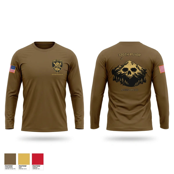 Long Sleeve Performance Shirt, 320th PSYOP, Army, Teamtime, Team time, sublimation, custom sports apparel, team uniforms, spirit wear, spiritwear, sports uniforms, custom shirts, team store, custom team store, fundraiser sports, apparel fundraiser