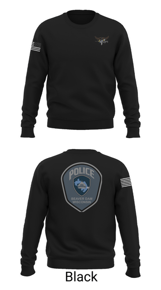 Crew Neck Sweatshirt, BDPD ERT, Police, Teamtime, Team time, sublimation, custom sports apparel, team uniforms, spirit wear, spiritwear, sports uniforms, custom shirts, team store, custom team store, fundraiser sports, apparel fundraiser