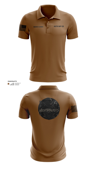 Short Sleeve Performance Polo, 411TH MP CO, Army, Teamtime, Team time, sublimation, custom sports apparel, team uniforms, spirit wear, spiritwear, sports uniforms, custom shirts, team store, custom team store, fundraiser sports, apparel fundraiser