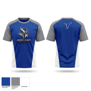 Short Sleeve Performance Shirt, Grand Island Vikings, Baseball, Teamtime, Team time, sublimation, custom sports apparel, team uniforms, spirit wear, spiritwear, sports uniforms, custom shirts, team store, custom team store, fundraiser sports, apparel fundraiser