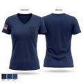 Manly Fire & Rescue Women's Short Sleeve V-neck Shirt - 1