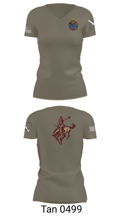 Missile Techs 24768628 Women's Short Sleeve V-neck Shirt - 65