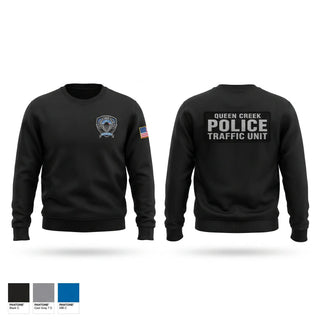 Crew Neck Sweatshirt, TRAFFIC UNIT, Police, Teamtime, Team time, sublimation, custom sports apparel, team uniforms, spirit wear, spiritwear, sports uniforms, custom shirts, team store, custom team store, fundraiser sports, apparel fundraiser