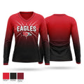 EP Eagles Women's Long Sleeve V-neck Shirt - 1