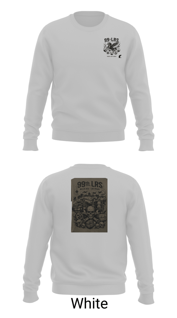 Crew Neck Sweatshirt, 99th LRS, Air Force, Teamtime, Team time, sublimation, custom sports apparel, team uniforms, spirit wear, spiritwear, sports uniforms, custom shirts, team store, custom team store, fundraiser sports, apparel fundraiser