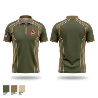 Short Sleeve Performance Polo, 1st LAR, 1st Marine Division, Marines, Teamtime, Team time, sublimation, custom sports apparel, team uniforms, spirit wear, spiritwear, sports uniforms, custom shirts, team store, custom team store, fundraiser sports, apparel fundraiser