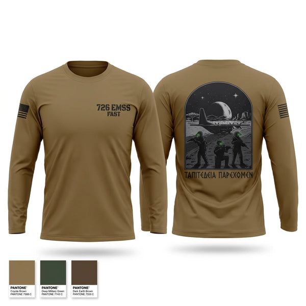 Long Sleeve Performance Shirt, 726 EMSS, Air Force, Teamtime, Team time, sublimation, custom sports apparel, team uniforms, spirit wear, spiritwear, sports uniforms, custom shirts, team store, custom team store, fundraiser sports, apparel fundraiser