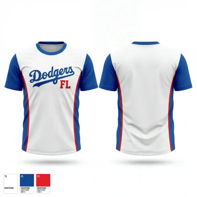 FL Dodgers 13U 72957499 Old School Cotton Feel Shirt - 1