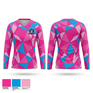 Womens Long Sleeve Vneck Shirt, Kali Futsal, Women's Soccer, Teamtime, Team time, sublimation, custom sports apparel, team uniforms, spirit wear, spiritwear, sports uniforms, custom shirts, team store, custom team store, fundraiser sports, apparel fundraiser