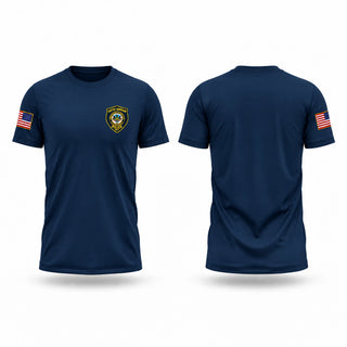 Short Sleeve Performance Shirt, Foster Township Police Department, Police, Teamtime, Team time, sublimation, custom sports apparel, team uniforms, spirit wear, spiritwear, sports uniforms, custom shirts, team store, custom team store, fundraiser sports, apparel fundraiser