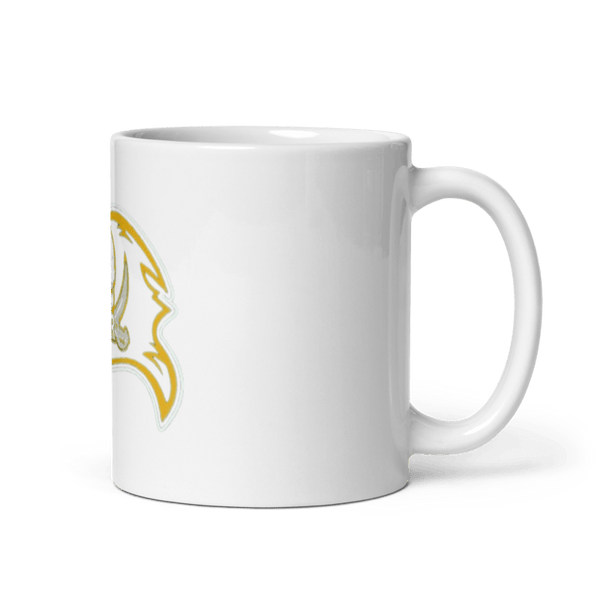 Burney Raiders 23798887 White Glossy Mug - Large