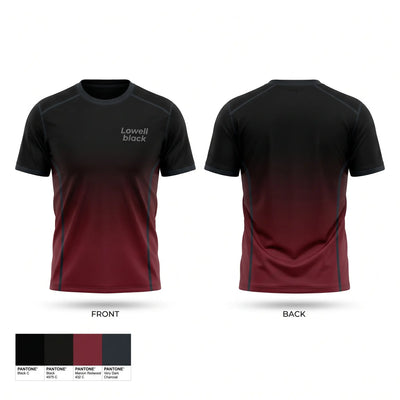 Lowell black Short Sleeve Performance Shirt - 1