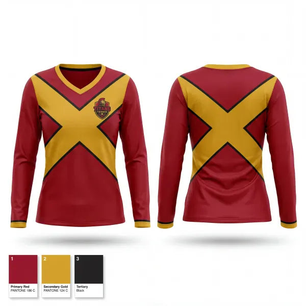 Womens Long Sleeve Vneck Shirt, Tinley Park High School Tennis, Tennis, Teamtime, Team time, sublimation, custom sports apparel, team uniforms, spirit wear, spiritwear, sports uniforms, custom shirts, team store, custom team store, fundraiser sports, apparel fundraiser