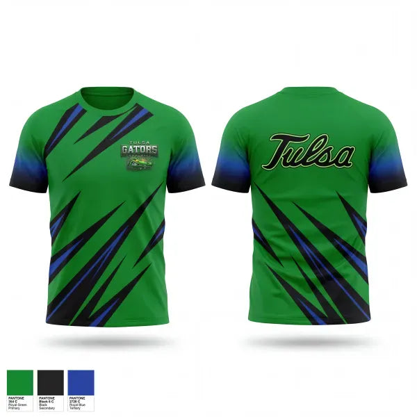 Short Sleeve Performance Shirt, Tulsa Gators, , Teamtime, Team time, sublimation, custom sports apparel, team uniforms, spirit wear, spiritwear, sports uniforms, custom shirts, team store, custom team store, fundraiser sports, apparel fundraiser