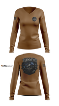 19MDG 68257555 Women's Long Sleeve V-neck Shirt - 3