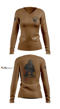 1136th MP Co 54858504 Women's Long Sleeve V-neck Shirt - 1