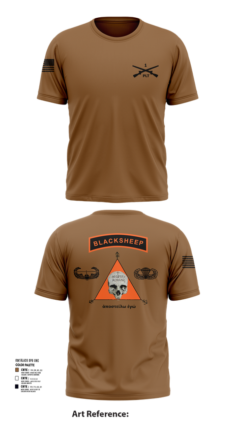 Short Sleeve Performance Shirt, 1st PLT B Co 1-173IN, , Teamtime, Team time, sublimation, custom sports apparel, team uniforms, spirit wear, spiritwear, sports uniforms, custom shirts, team store, custom team store, fundraiser sports, apparel fundraiser