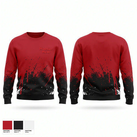 Crew Neck Sweatshirt, Hoosier Heat, Softball, Teamtime, Team time, sublimation, custom sports apparel, team uniforms, spirit wear, spiritwear, sports uniforms, custom shirts, team store, custom team store, fundraiser sports, apparel fundraiser