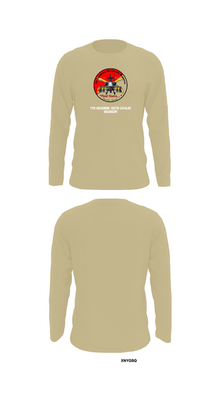 Long Sleeve Performance Shirt, 7th Squadron, Sixth Cavalry Regiment, , Teamtime, Team time, sublimation, custom sports apparel, team uniforms, spirit wear, spiritwear, sports uniforms, custom shirts, team store, custom team store, fundraiser sports, apparel fundraiser