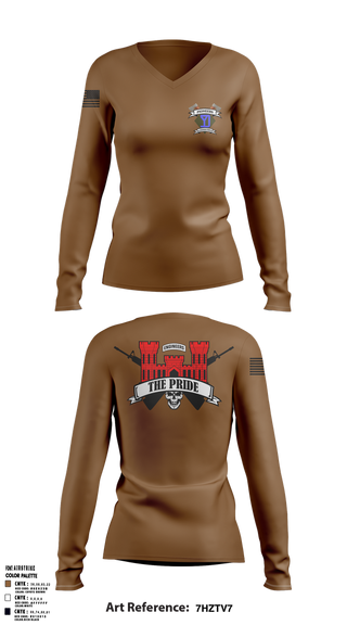 Womens Long Sleeve Vneck Shirt, 181EVCC, , Teamtime, Team time, sublimation, custom sports apparel, team uniforms, spirit wear, spiritwear, sports uniforms, custom shirts, team store, custom team store, fundraiser sports, apparel fundraiser