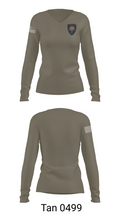 Gorham Police Department 60136799 Women's Long Sleeve V-neck Shirt - 11