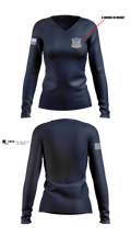 ILSSA Boston Women's Long Sleeve V-neck Shirt - 9