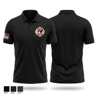Short Sleeve Performance Polo, Edinburgh Fire & Rescue, Fire Department, Teamtime, Team time, sublimation, custom sports apparel, team uniforms, spirit wear, spiritwear, sports uniforms, custom shirts, team store, custom team store, fundraiser sports, apparel fundraiser