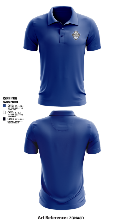 North Chesapeake Football Club Short Sleeve Performance Polo - 5