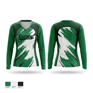 Womens Long Sleeve Vneck Shirt, Dorsey, , Teamtime, Team time, sublimation, custom sports apparel, team uniforms, spirit wear, spiritwear, sports uniforms, custom shirts, team store, custom team store, fundraiser sports, apparel fundraiser