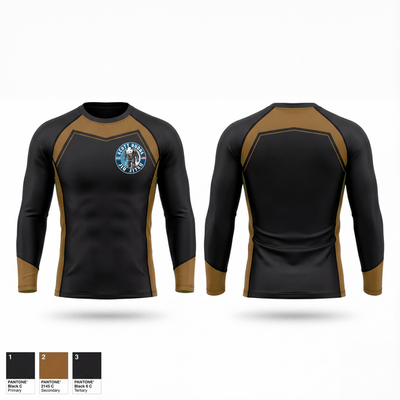 Scott Audas Jiu Jitsu 35907331 Long Sleeve Rash Guard Shirt - 4
