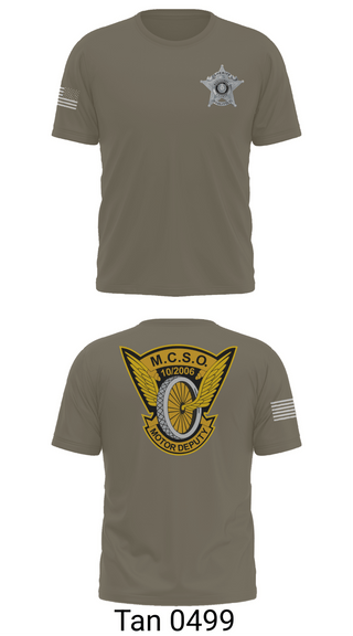 Old School Cotton Feel Shirt, MCSO Motors, Police, Teamtime, Team time, sublimation, custom sports apparel, team uniforms, spirit wear, spiritwear, sports uniforms, custom shirts, team store, custom team store, fundraiser sports, apparel fundraiser