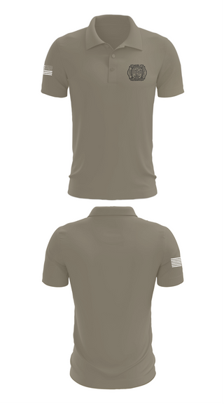 Short Sleeve Performance Polo, Engine 51 Ladder 29 Medic 18 Battalion 2, , Teamtime, Team time, sublimation, custom sports apparel, team uniforms, spirit wear, spiritwear, sports uniforms, custom shirts, team store, custom team store, fundraiser sports, apparel fundraiser