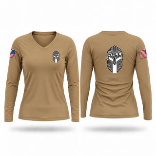 Womens Long Sleeve Vneck Shirt, Race, Army, Teamtime, Team time, sublimation, custom sports apparel, team uniforms, spirit wear, spiritwear, sports uniforms, custom shirts, team store, custom team store, fundraiser sports, apparel fundraiser