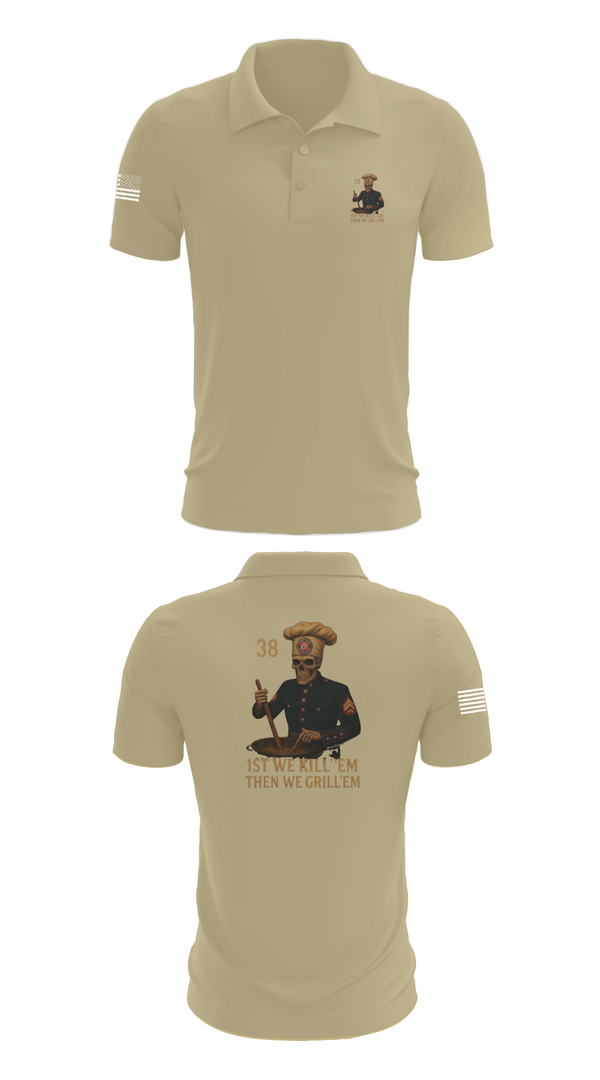 Short Sleeve Performance Polo, 1/1, Marines, Teamtime, Team time, sublimation, custom sports apparel, team uniforms, spirit wear, spiritwear, sports uniforms, custom shirts, team store, custom team store, fundraiser sports, apparel fundraiser