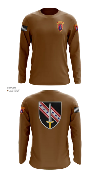 Long Sleeve Performance Shirt, 6/54th SFAB, National Guard, Teamtime, Team time, sublimation, custom sports apparel, team uniforms, spirit wear, spiritwear, sports uniforms, custom shirts, team store, custom team store, fundraiser sports, apparel fundraiser