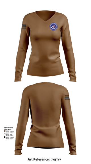 Womens Long Sleeve Vneck Shirt, Battlefront Outdoors, , Teamtime, Team time, sublimation, custom sports apparel, team uniforms, spirit wear, spiritwear, sports uniforms, custom shirts, team store, custom team store, fundraiser sports, apparel fundraiser