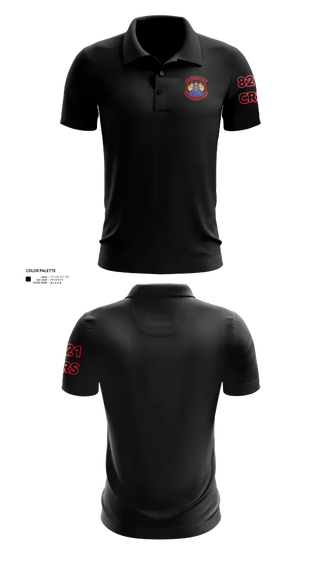 Short Sleeve Performance Polo, 821 CRS, Air Force, Teamtime, Team time, sublimation, custom sports apparel, team uniforms, spirit wear, spiritwear, sports uniforms, custom shirts, team store, custom team store, fundraiser sports, apparel fundraiser