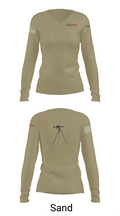 CRETAC Europe 67306951 Women's Long Sleeve V-neck Shirt - 92