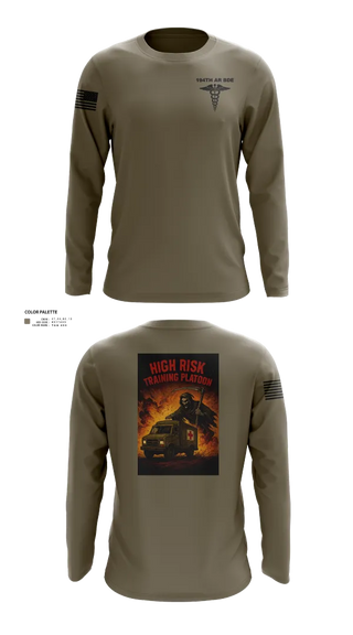 Long Sleeve Performance Shirt, 194th AR BDE HRT Medics, Army, Teamtime, Team time, sublimation, custom sports apparel, team uniforms, spirit wear, spiritwear, sports uniforms, custom shirts, team store, custom team store, fundraiser sports, apparel fundraiser