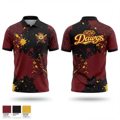 Texas Diamond Dogs 61340525 Short Sleeve Performance Polo - 1